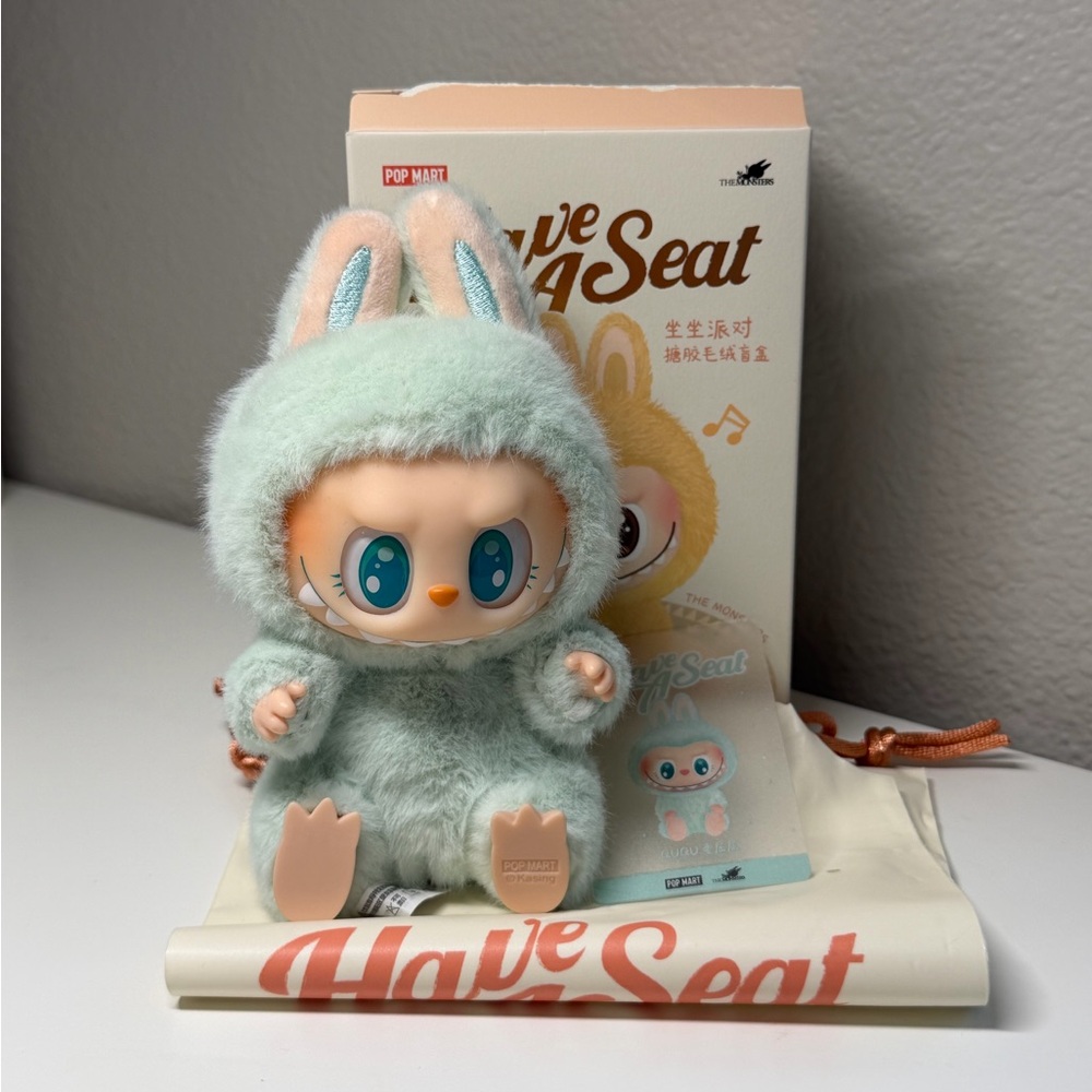 Pop Mart Have A Seat Plush Pendant QUQU